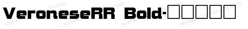 VeroneseRR Bold字体转换